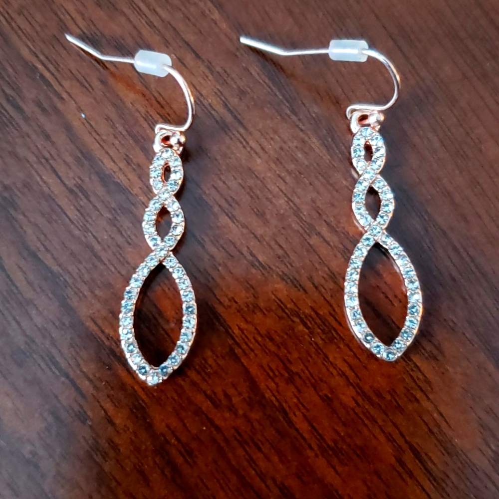 Rose gold earrings
